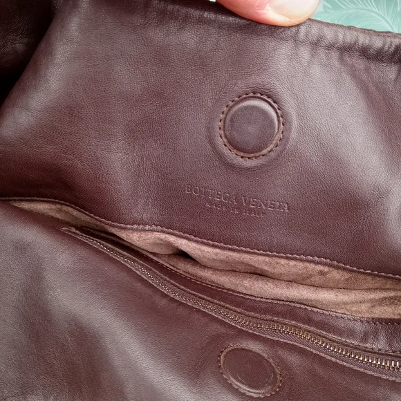 EUC Bottega Veneta Intrecciato Brown Leather Hobo/Shoulder bag - Picture 14 of 16